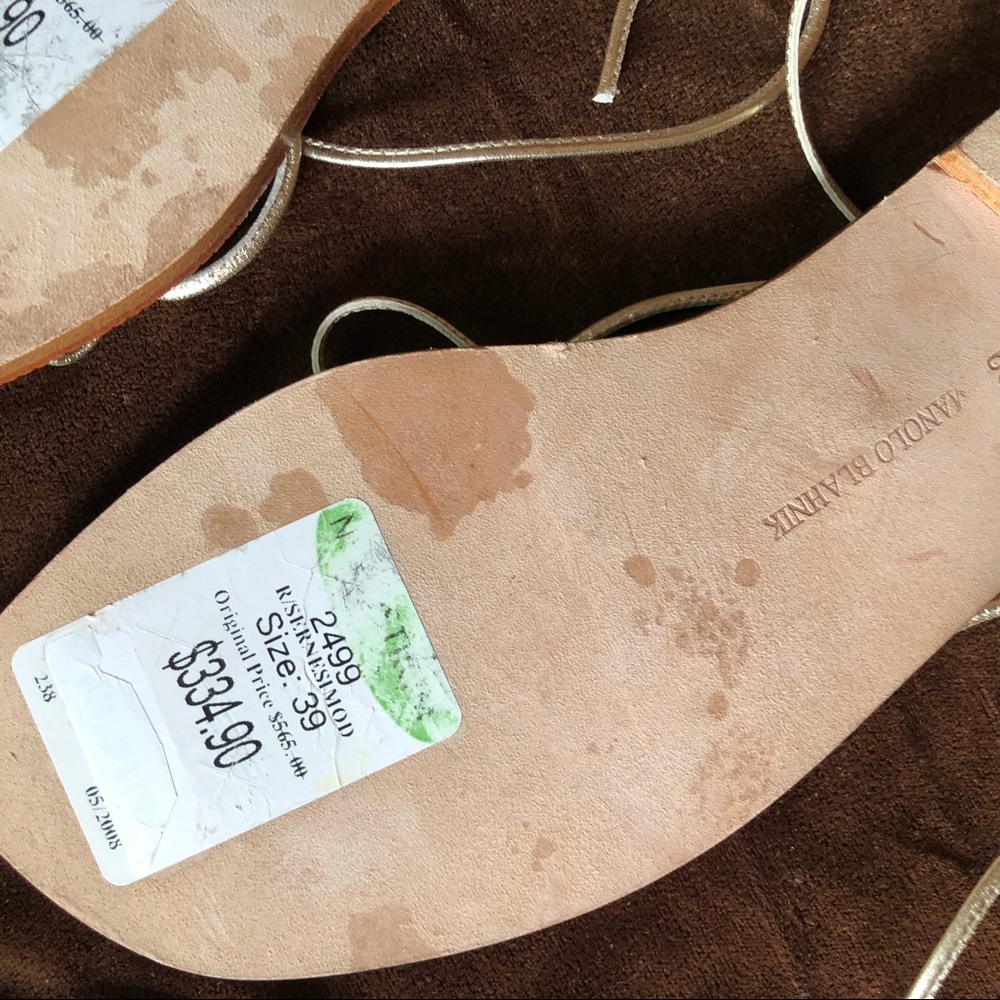 Manolo Blahnik Sandals NWT - Picture 5 of 9
